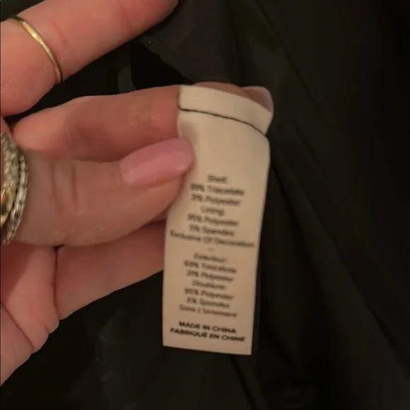 NWT $695 Cinq a Sept black blazer with rhinestone fringe size 6 - Picture 10 of 11